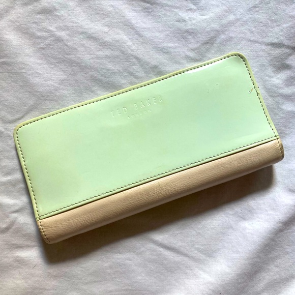 Ted Baker Mint and Cream Women's Wallet - Picture 1 of 9
